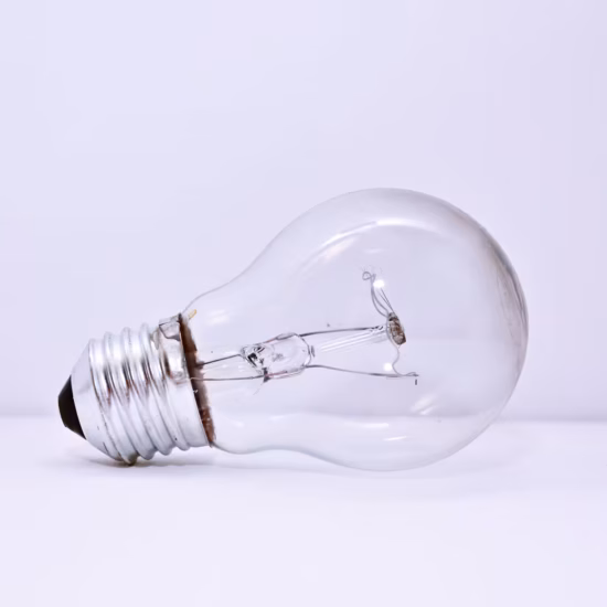 clear light bulb