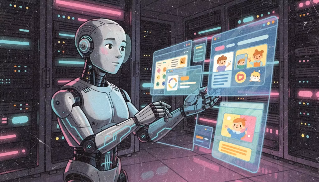 ai building a website