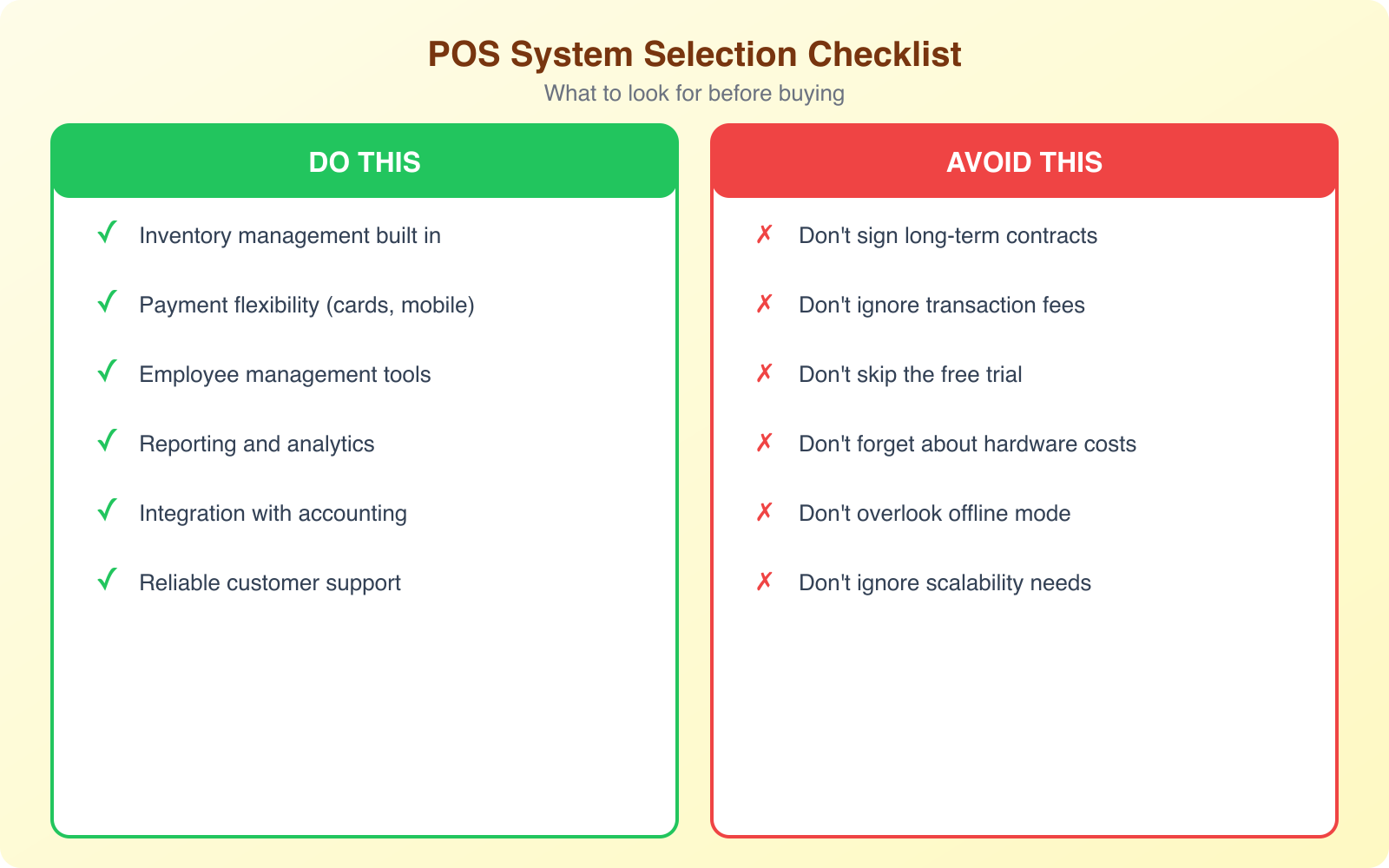 Top Factors to Consider When Choosing a Point-of-Sale System for Your Business - Infographic 2