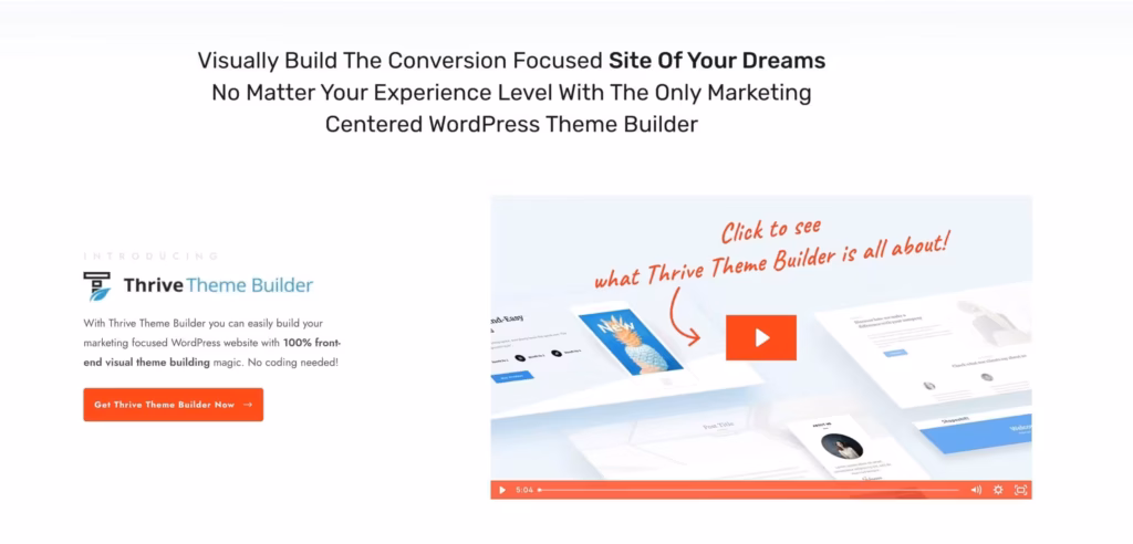 Thrive Theme Builder No Code Custom WordPress Theme Builder2025