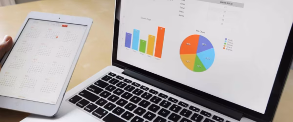 business charts commerce computer