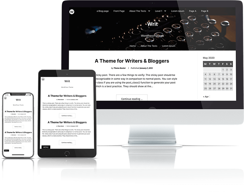 writ WordPress theme