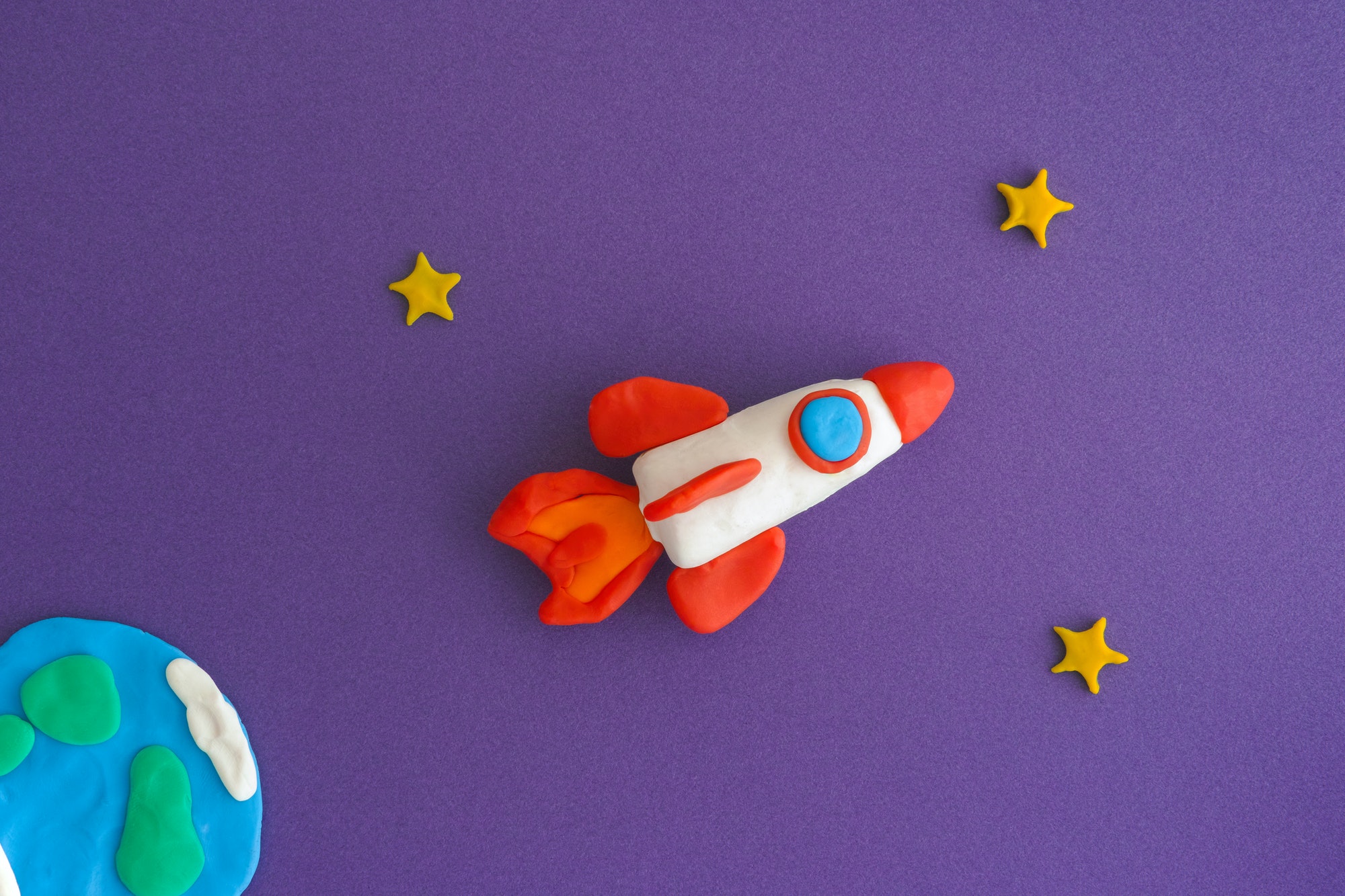 Space Rocket Blasting Off - Education Startups  Representative Image
