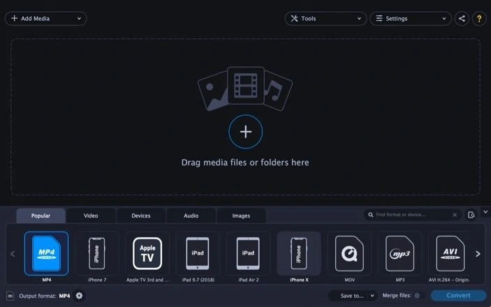 Converting WebM to MP4 using Movavi Video Converter