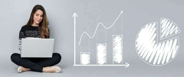 analytics, charts, business