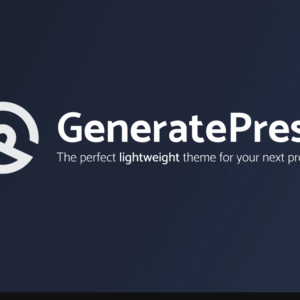 generatepress screen