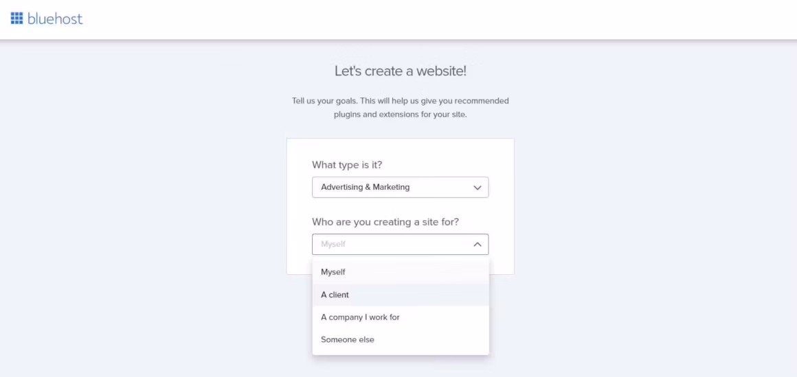 Create a Business Website with Bluehost and WordPress Step 11