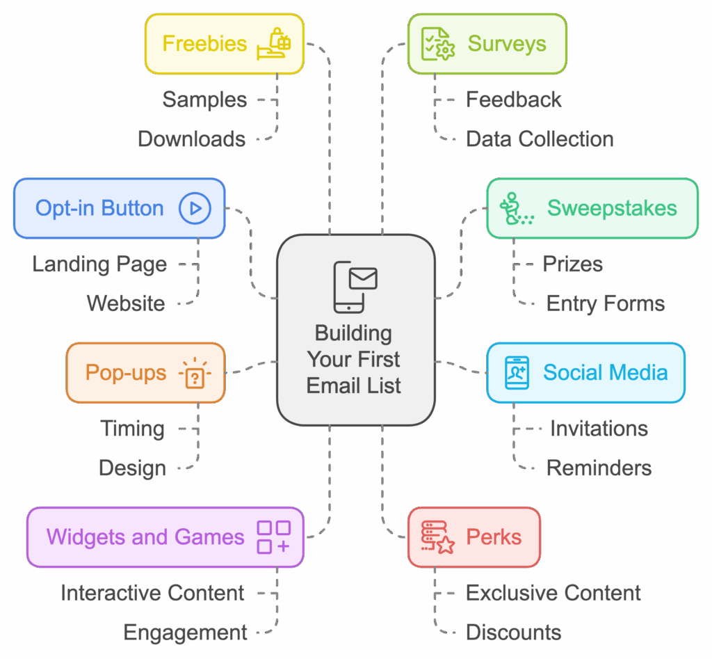 building first email list