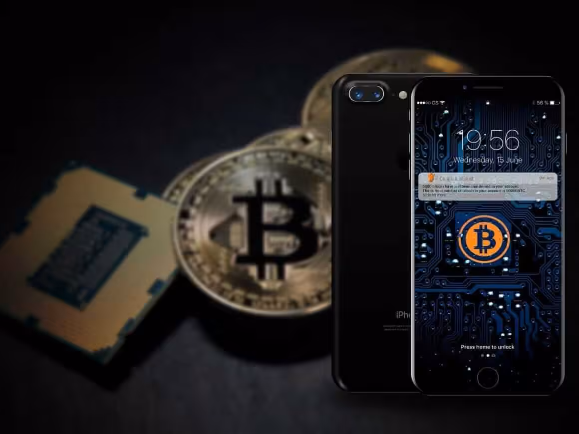 iphine 8, bitcoin, technology