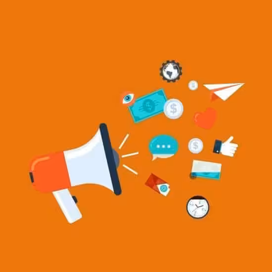 marketing, social media, megaphone