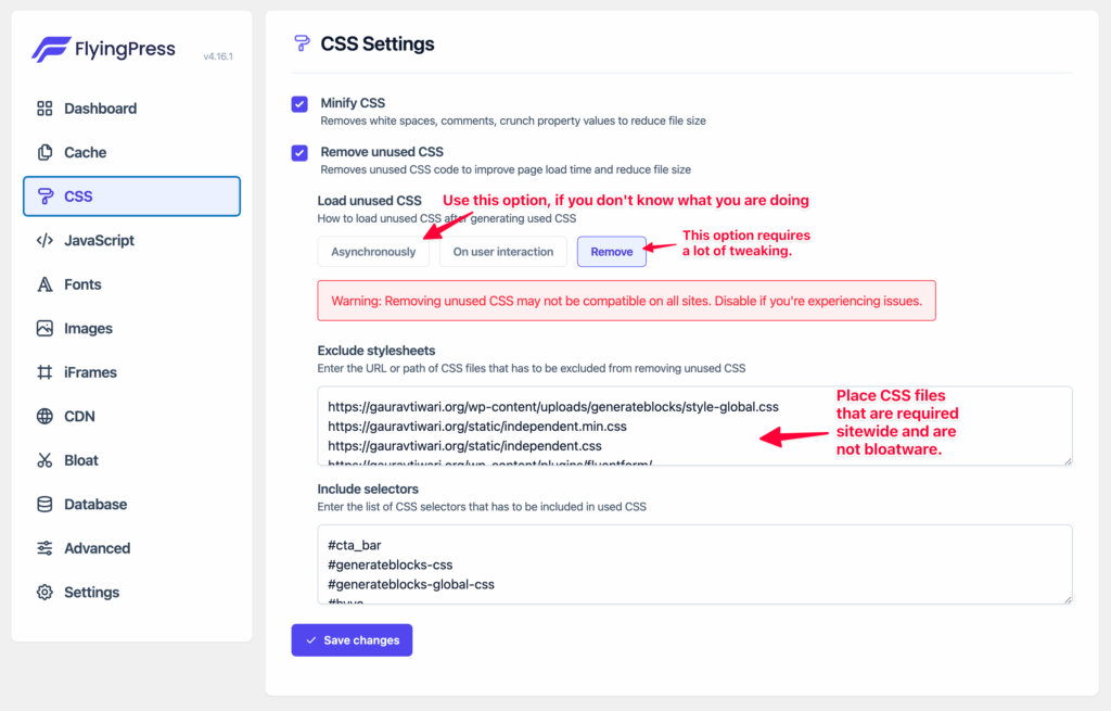 FlyingPress ‹ Gaurav Tiwari — WordPress 2