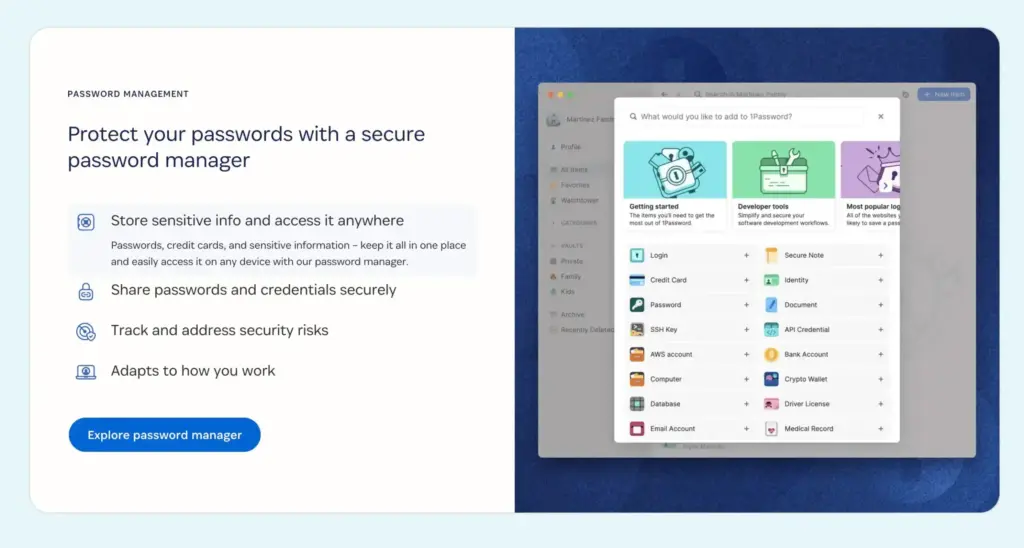 Password Manager Extended Access Management 1Password 1Password2025