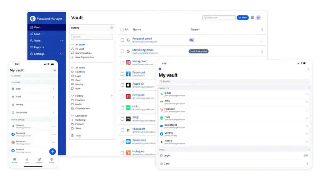 bitwarden multiple devices