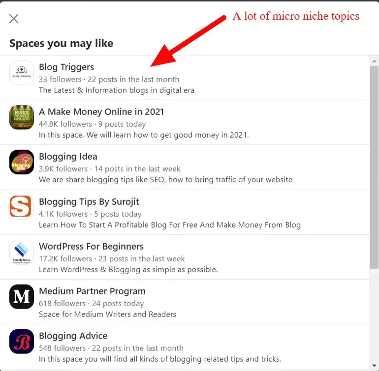 finding micro niche ideas