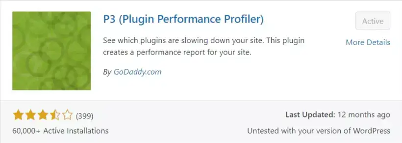 p3 performance profiler