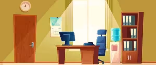 home office setup workspace