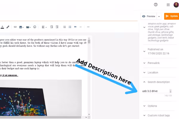 Add a subheading 8 1