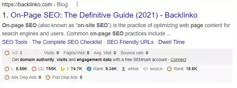 on page seo guide backlinko guide blog post description