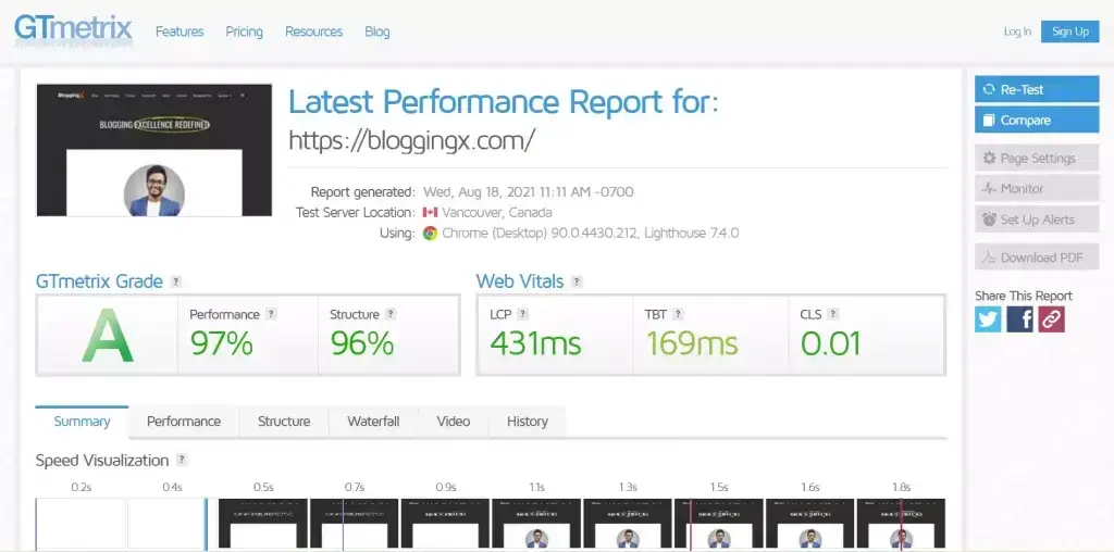 Astra theme gtmetrix insights 1024x508 1