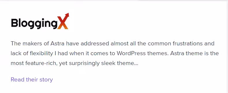 bloggingx astra theme review 1