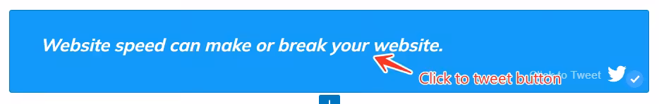 Add click to tweet button to get more social shares