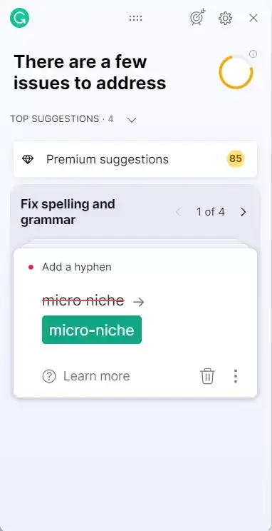 Use grammarly for proofreading