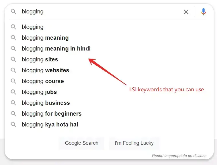 Use LSI keywords to make your blog post persuasive