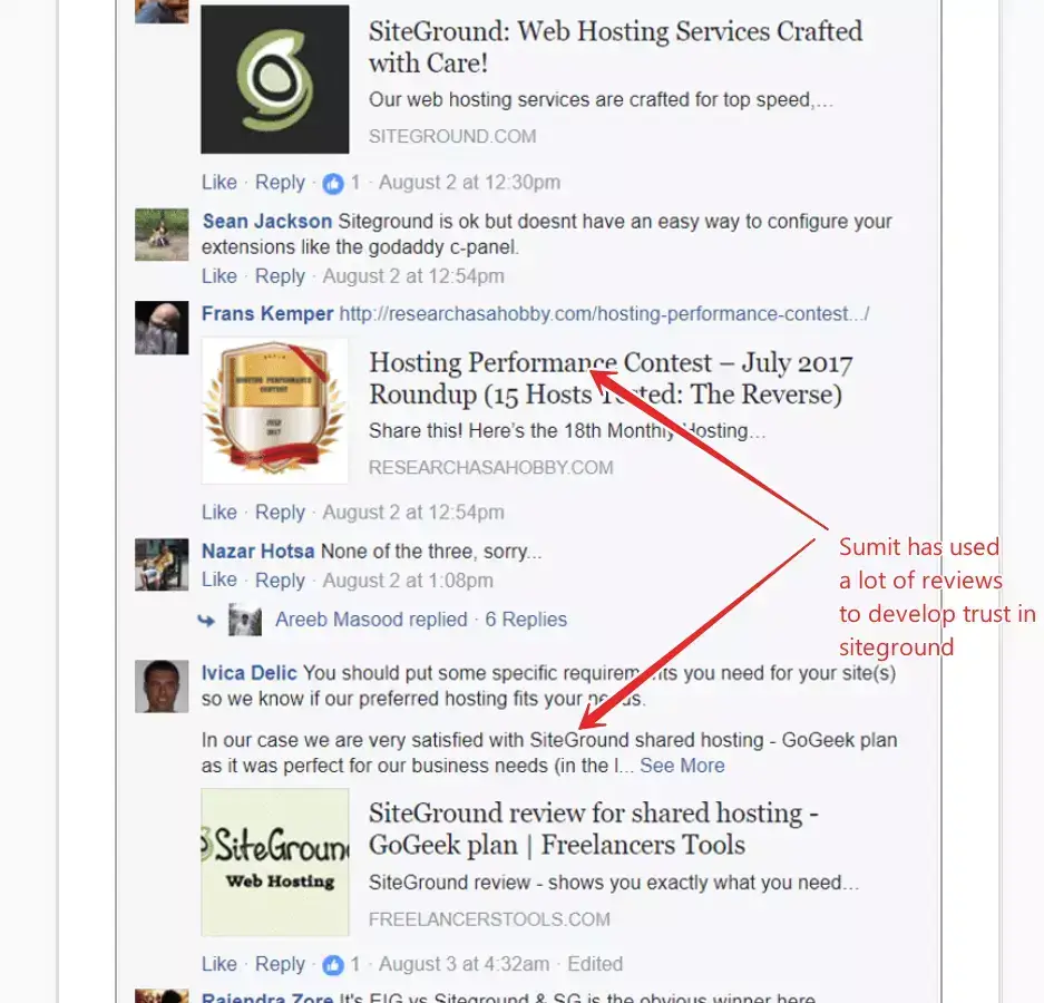 Perceptual contrast to make more sales