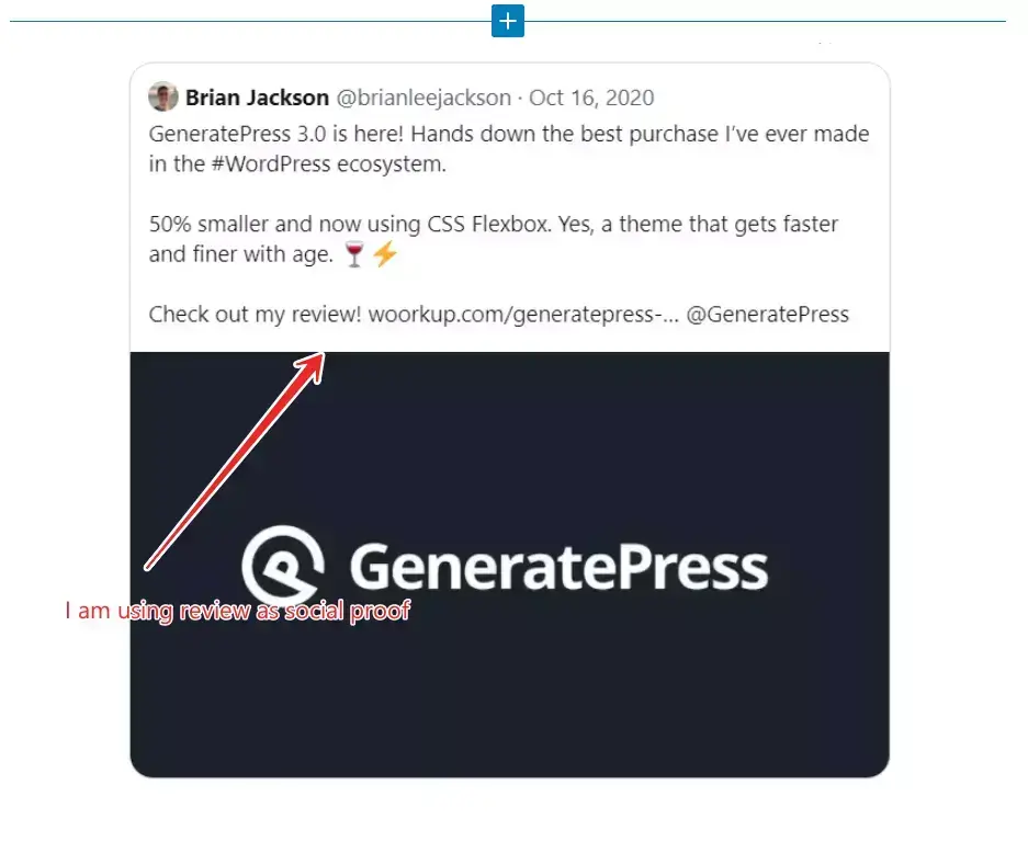 Telling social proof in your blog posts