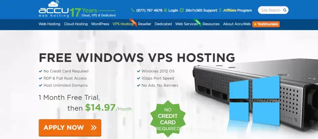 accuweb hosting trial 1