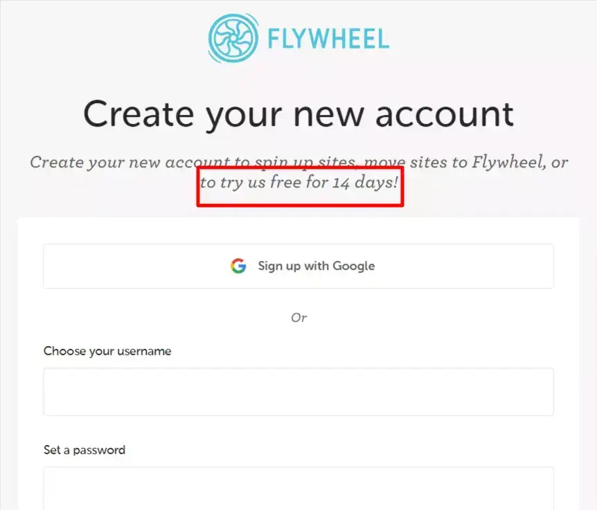 flywheel hosting trial 14 days 1