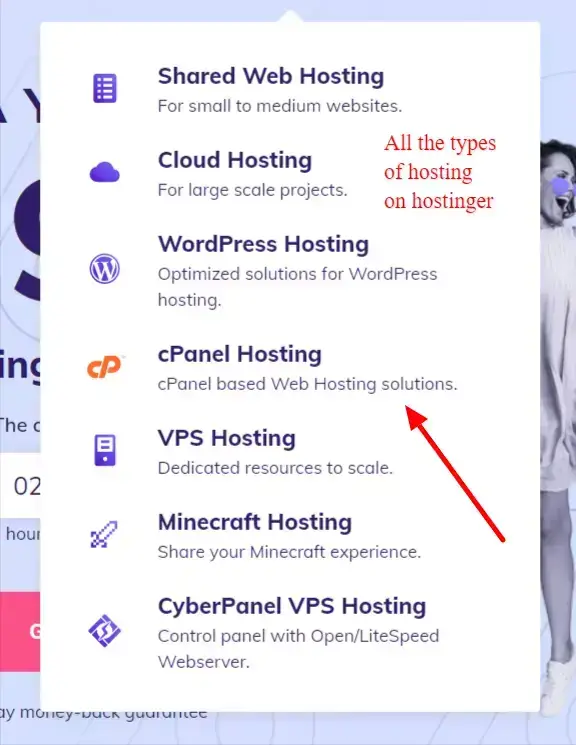 Hostinger hosting plans overview