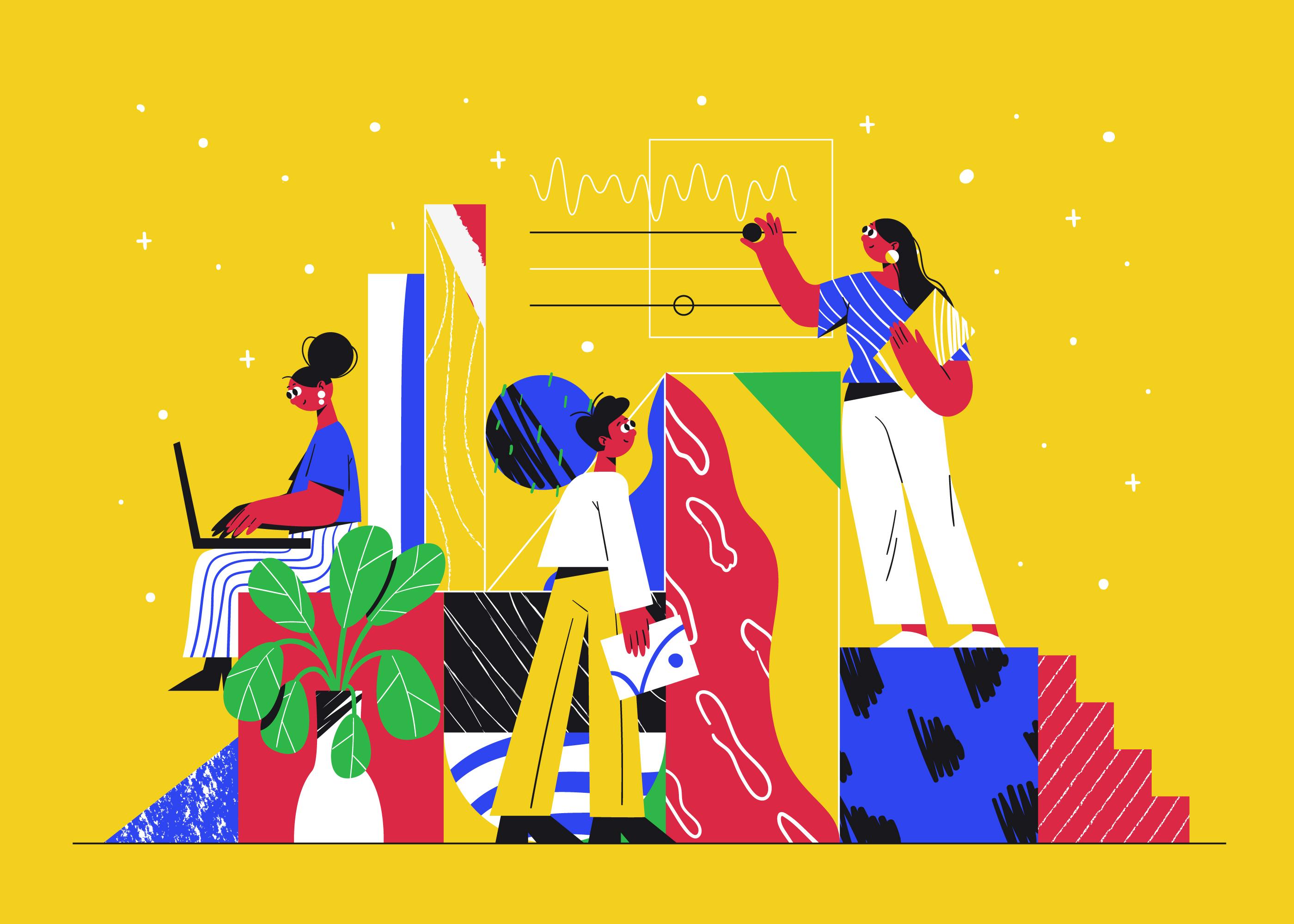 Benefits of having a Blog Illustration