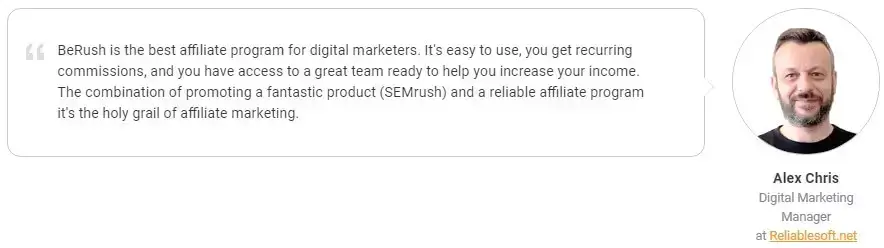 alex chris semrush affiliate program 1