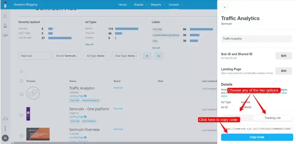 how to copy affiliate link in impact radius 1024x500 1