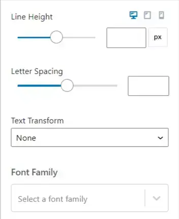 list settings table of content 1