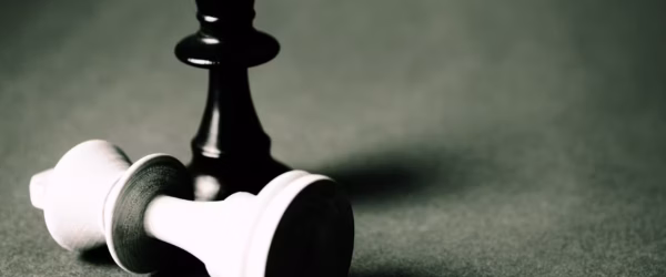 black queen chess piece standing