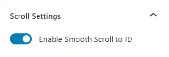 smooth scroll to id option 1