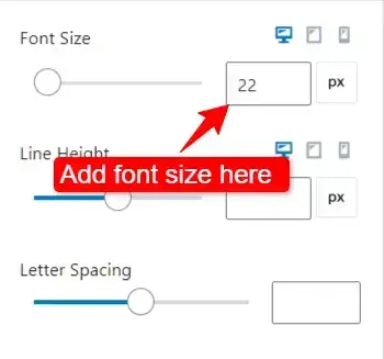 table of content title font size 1