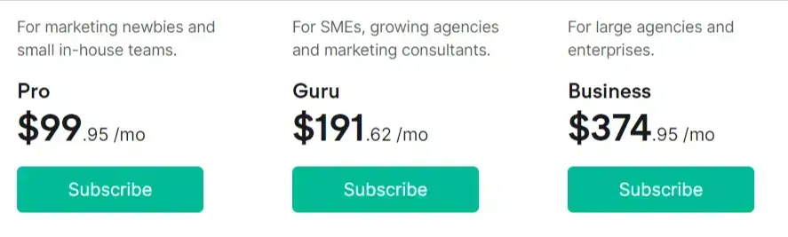 yearly semrush pricing 1