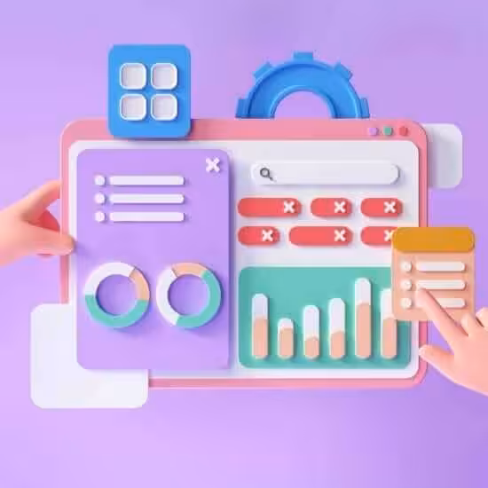 web data analytics, seo marketing, and business strategy concept