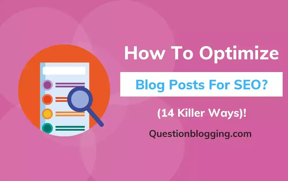 How to optimize blog posts for SEO?