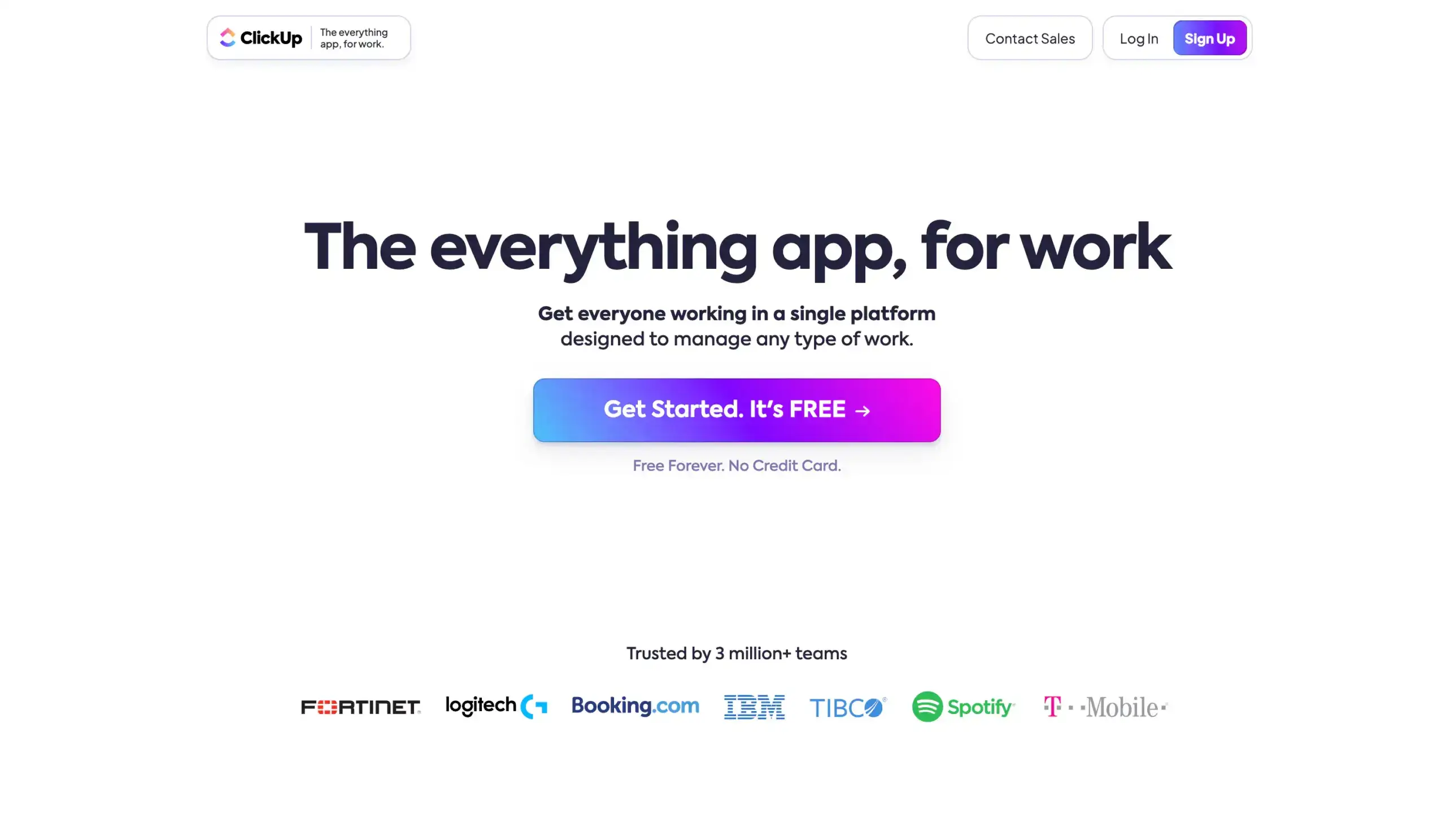ClickUp project management software