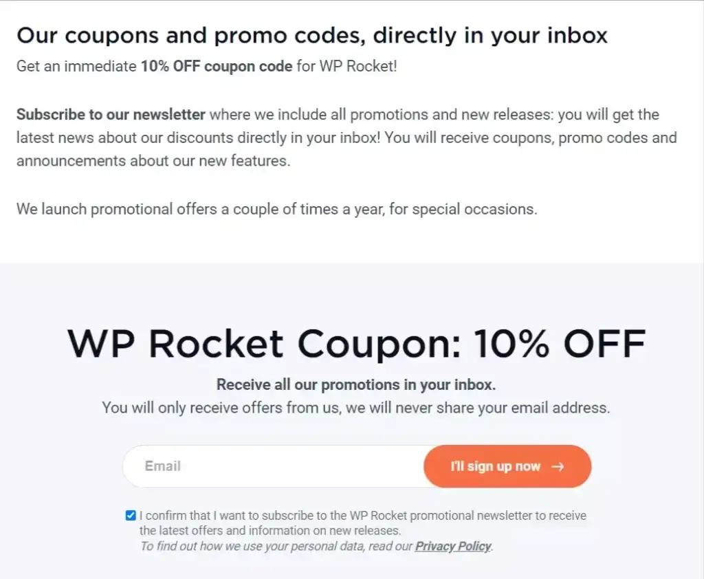 WP Rocket discount