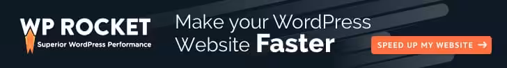WP Rocket banner