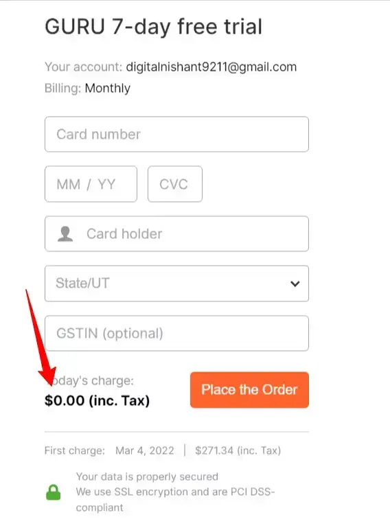 Semrush 7-day free trial