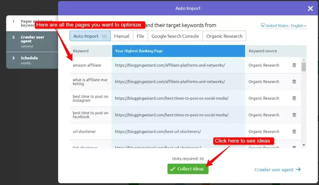 Semrush on page SEO checker tool