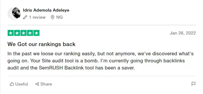 Semrush user reviews