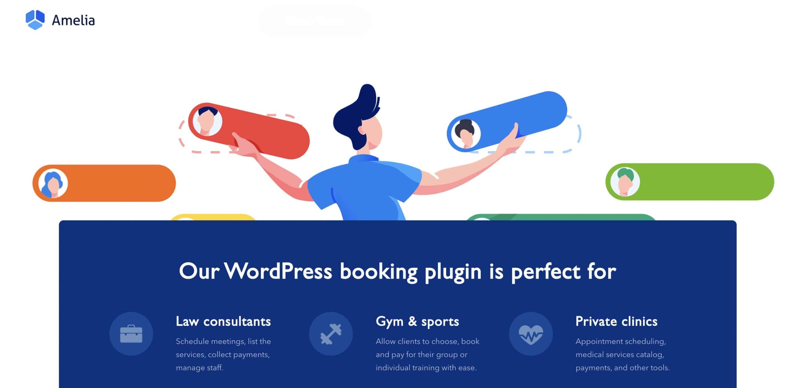 Amelia WordPress booking plugin