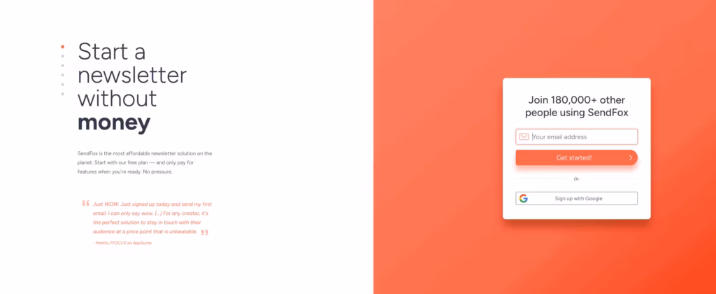 SendFox Free Marketing Tools for Content Creators2026